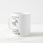 Ik wou dat ik een eenhoorn was koffiemok (Voorkant links)