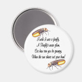 Ik wou dat ik een Firefly was Magneet (Voorkant / Achterkant)