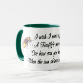 Ik wou dat ik een Firefly was Mok (Voorkant links)