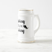 Ik wou dat ik een grappig citaat aan het vissen wa bierpul (Voorkant rechts)