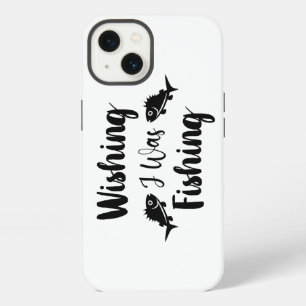 Ik wou dat ik een grappig citaat aan het vissen wa iPhone 13 hoesje