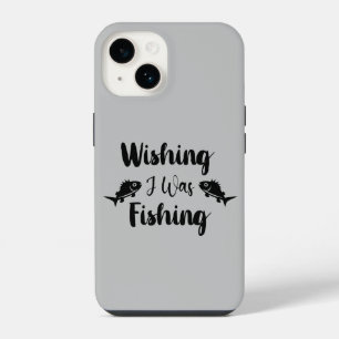 Ik wou dat ik een grappige visserijquote was iPhone 14 hoesje