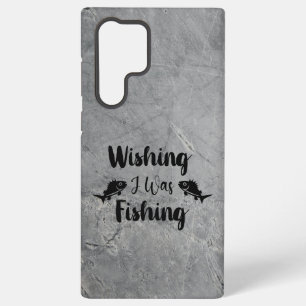 Ik wou dat ik een grappige visserijquote was samsung galaxy hoesje