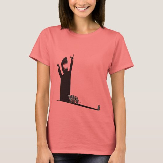 Ik wou dat ik een kwade tweeling had t-shirt (Voorkant)