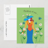 Ik wou dat ik er was briefkaart (Voorkant / Achterkant)