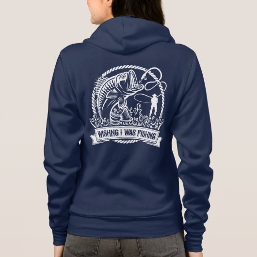 Ik wou dat ik Gevist was Hoodie (Achterkant)