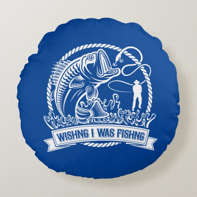 Ik wou dat ik Gevist was Rond Kussen (Voorkant)