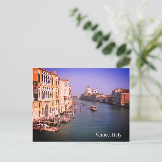 Ik wou dat ik in Venetië was, Briefkaart voor fees (Staand voorkant)