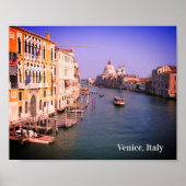 Ik wou dat ik in Venetië was, Briefkaart voor fees Poster (Voorkant)