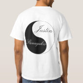 Ik wou dat ik Justin Panagakis was T-shirt (Achterkant)