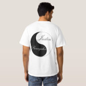 Ik wou dat ik Justin Panagakis was T-shirt (Achterkant volledig)