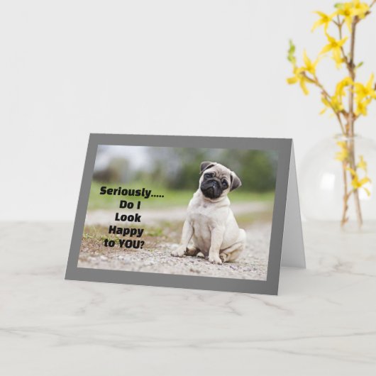 IK WOU DAT IK KON ZEGGEN *HAPPY BIRTHDAY* IN PERSO KAART (Gele Bloem)