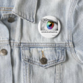 Ik wou dat ik kon zien ronde button 5,7 cm (In situ)
