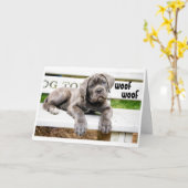 IK WOU DAT IK "KON ZINGEN" GEFELICITEERD MET JE VE KAART (Gele Bloem)