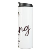 Ik wou dat ik nu aan het lezen was (met Rozen) Thermosbeker (Geroteerd rechts)