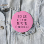 Ik wou dat ik... ronde button 4,0 cm (In situ)