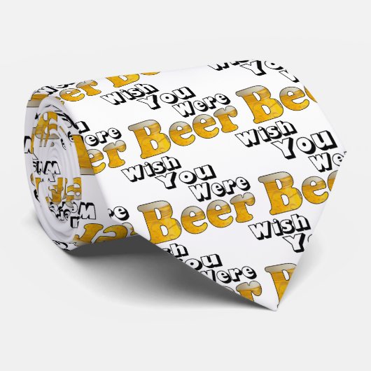 Ik wou dat je beer was stropdas (Opgerold)