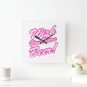 Ik wou dat je beer was! vierkante klok (Huis)