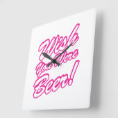 Ik wou dat je beer was! vierkante klok (Hoek)