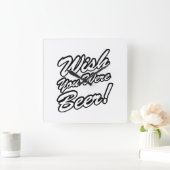 Ik wou dat je beer was! vierkante klok (Huis)