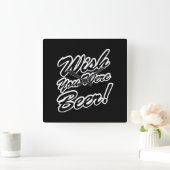 Ik wou dat je beer was! vierkante klok (Huis)