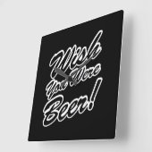 Ik wou dat je beer was! vierkante klok (Hoek)