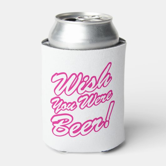 Ik wou dat je bier was! blikjeskoeler (Blikje Voorkant)
