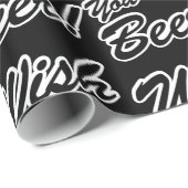 Ik wou dat je bier was! cadeaupapier (Rol Hoek)