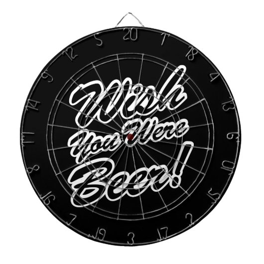 Ik wou dat je bier was! dartbord (Voorkant)