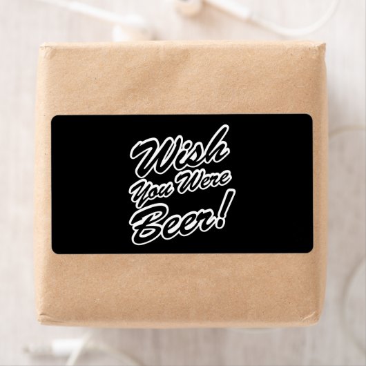 Ik wou dat je bier was! etiket (Insitu)