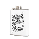 Ik wou dat je bier was! heupfles (Links)