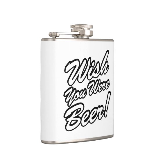 Ik wou dat je bier was! heupfles (Rechts)