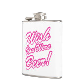 Ik wou dat je bier was! heupfles (Links)