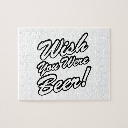 Ik wou dat je bier was! legpuzzel (Horizontaal)