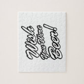 Ik wou dat je bier was! legpuzzel (Verticaal)