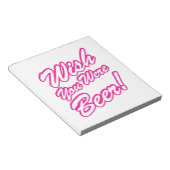 Ik wou dat je bier was! notitieblok (Schuin)