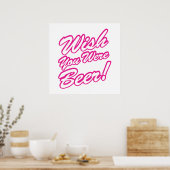 Ik wou dat je bier was! poster (Keuken)