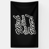 Ik wou dat je bier was! spandoek (Verticaal)