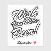 Ik wou dat je bier was! sticker (Vel)