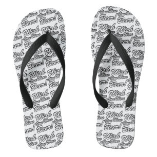 Ik wou dat je bier was! teenslippers