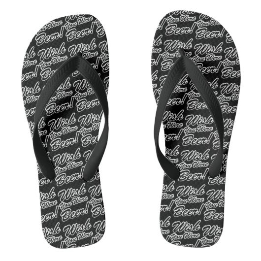 Ik wou dat je bier was! teenslippers (Voetbed)