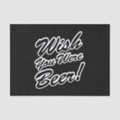 Ik wou dat je bier was! tissuepapier (Voorkant)