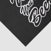 Ik wou dat je bier was! tissuepapier (Detail)