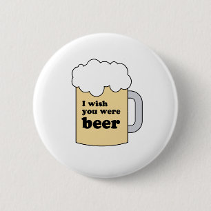 IK WOU DAT JE BIERSPULLEN WAS RONDE BUTTON 5,7 CM