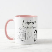 Ik wou dat je ernaast woonde | Beste Vrienden Koff Mok (Links)