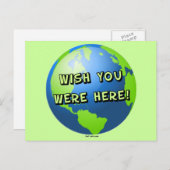 Ik wou dat je hier briefkaart was (Voorkant / Achterkant)