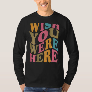 Ik wou dat je hier esthetisch was op de rug van de t-shirt