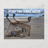 Ik wou dat je hier grappig was briefkaart (Voorkant)