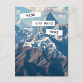 Ik wou dat je hier was | Bergen Briefkaart (Voorkant)