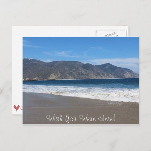 Ik wou dat je hier was, Briefkaart (Voorkant / Achterkant)